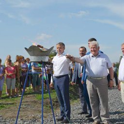 В Касторенском районе ввели в эксплуатацию новый газопровод