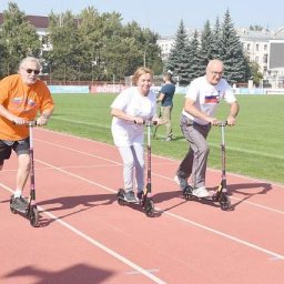 В Курске состоялась Спартакиада пенсионеров