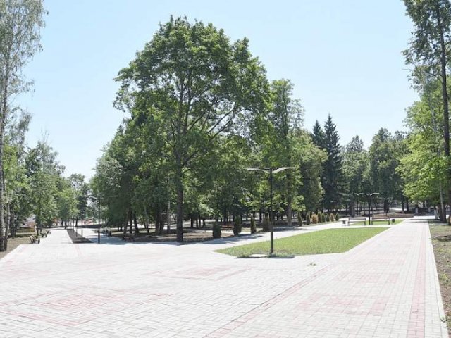 В Курской области благоустроены 186 дворов, парков и скверов