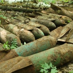 В Фатежском районе грибник нашел большой склад боеприпасов