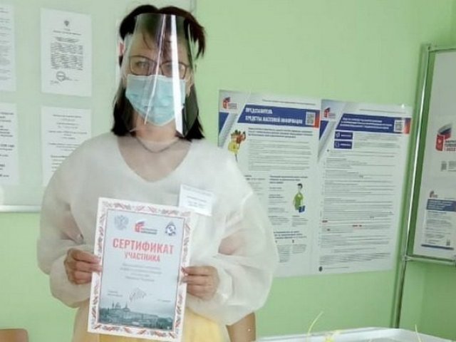 Районы Курской области голосуют в масках