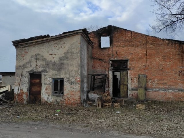 В Курской области подожгли здание исправительной колонии