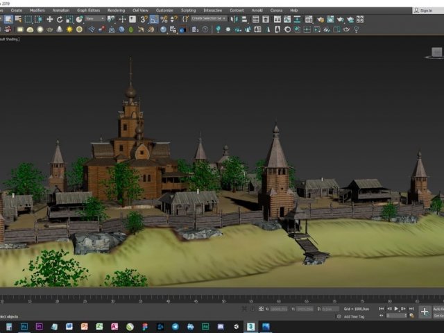 Воспитанники центра «Успех» создали 3D-макет Курской крепости