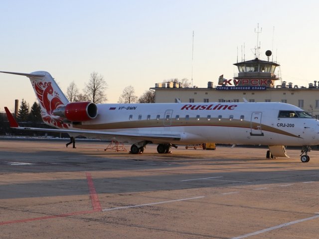 804 пассажира воспользовались авиарейсом «Курск – Калининград»