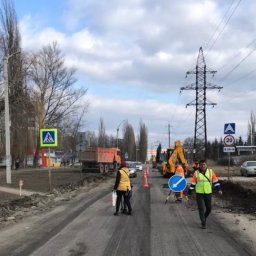 Курские дорожники приступили к фрезерованию асфальтобетона