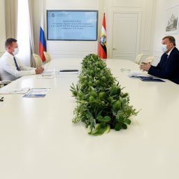 Ректор КГУ представил Роману Старовойту проекты развития вуза Ректор КГУ представил Роману Старовойту проекты развития вуза