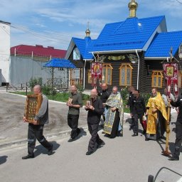 В курской колонии состоялся крестный ход