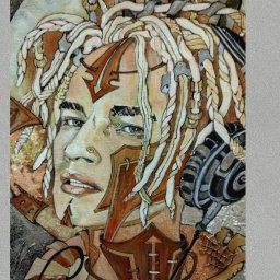 Курская художница Иоланта Неделина нарисовала певца SHAMANа Курская художница Иоланта Неделина нарисовала певца SHAMANа