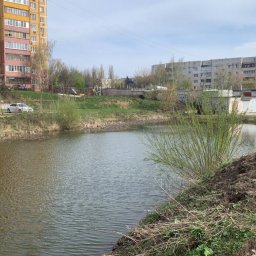 В Курске повторно очистят водоём в сквере Студенческий