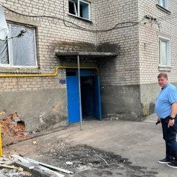 Замгубернатора осмотрел ход восстановительных работ в Глушковском районе Замгубернатора осмотрел ход восстановительных работ в Глушковском районе