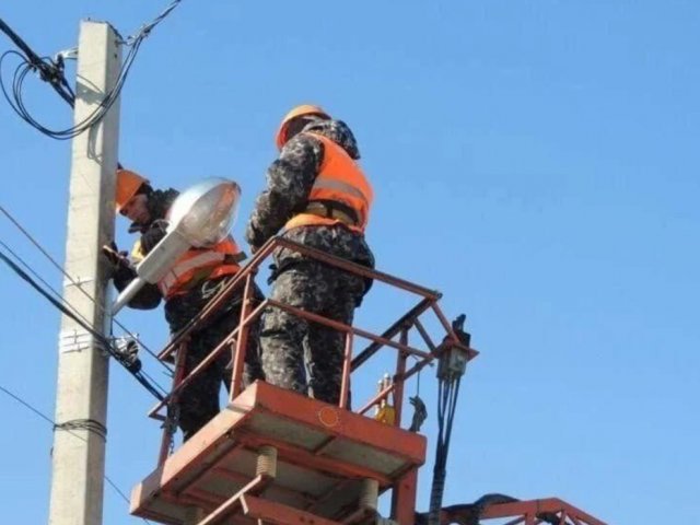 В Курске из-за непогоды зафиксированы перебои в работе уличного освещения