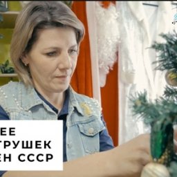 Курянка украсила новогоднюю елку игрушками из советского детства