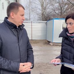 В Курске мэр Игорь Куцак посетил строительные площадки двух школ