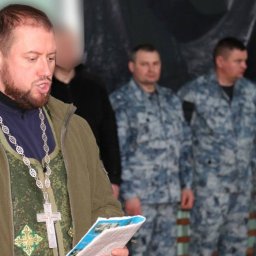 В Курской области иерей Дионисий Дыда встретился полицейскими приграничья