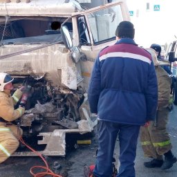 В Курской области мужчина пострадал при столкновении грузовиков