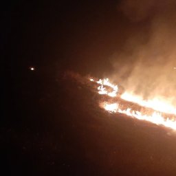 Под Курском пожарные тушили горящую траву на площади 400 квадратных метров