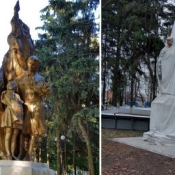 Памятник Юным пионерам в Обояни заменят на новый Памятник Юным пионерам в Обояни заменят на новый