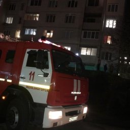 В Курской области более 20 человек тушили пожар в многоквартирном доме