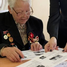 В Курской области 87-летняя Розалия Проскурякова написала «Диктант Победы»