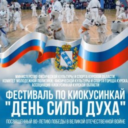 В Курске 26 апреля пройдет фестиваль по киокусинкай «День силы духа» В Курске 26 апреля пройдет фестиваль по киокусинкай «День силы духа»