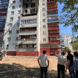 В Курске ремонтируют многоквартирные дома, пострадавшие из-за атаки ВСУ