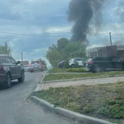 В Курске на Верхней Луговой сгорела крыша и второй этаж жилого дома