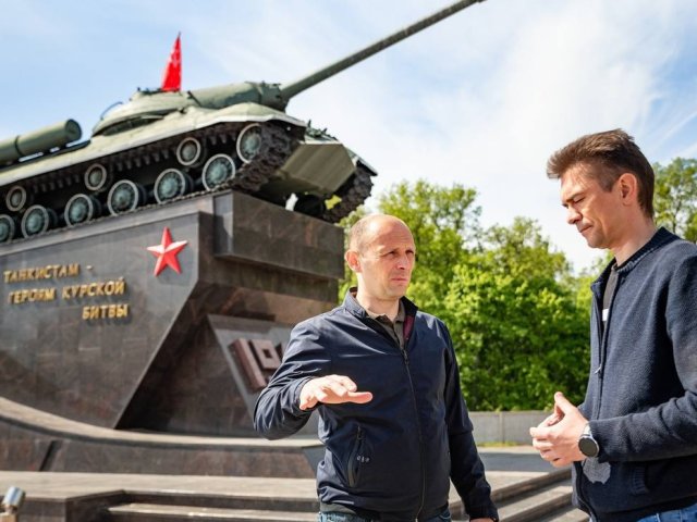 Врио мэра Курска совершил рейд по памятникам Великой Отечественной войны