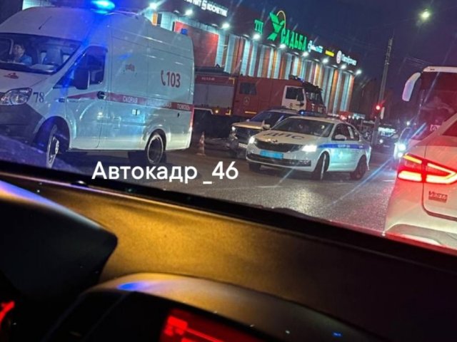 В Курске мотоциклист пострадал в ДТП на проспекте Дериглазова