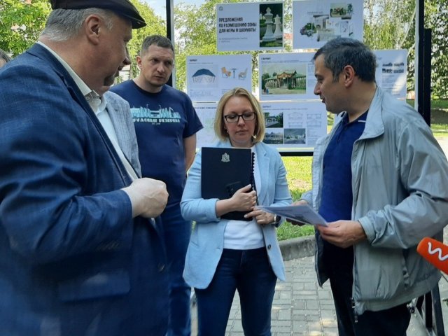 В Курске планируют обустроить шахматную зону в Первомайском парке