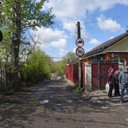 В Курске облагораживают улицу ВЧК после сноса домов