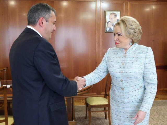 Врио губернатора Курской области встретился с Валентиной Матвиенко