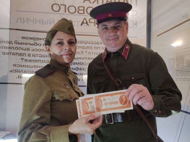 В Курске открылась выставка «Фронтовые кассиры»