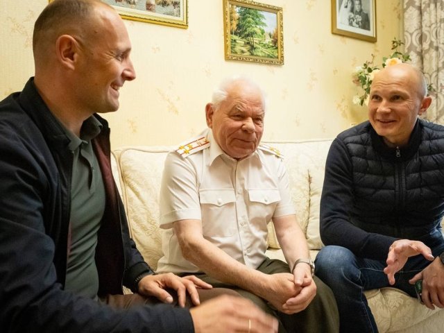 В Курске почетному гражданину Ивану Малкову исполнилось 81 год