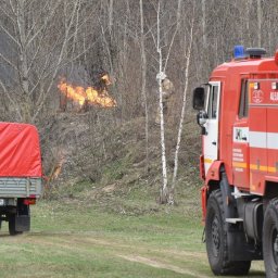 В Курской области при пожаре пострадала 33-летняя женщина