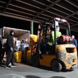 МЧС России доставило в Курскую область новую партию гуманитарной помощи