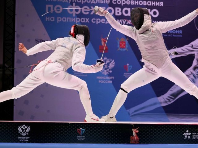 Курские рапиристы стали призерами международного турнира в Санкт-Петербурге